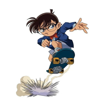 Detective Conan 'Shinichi Kudo | Skateboard Power' Vinyl Car Sticker