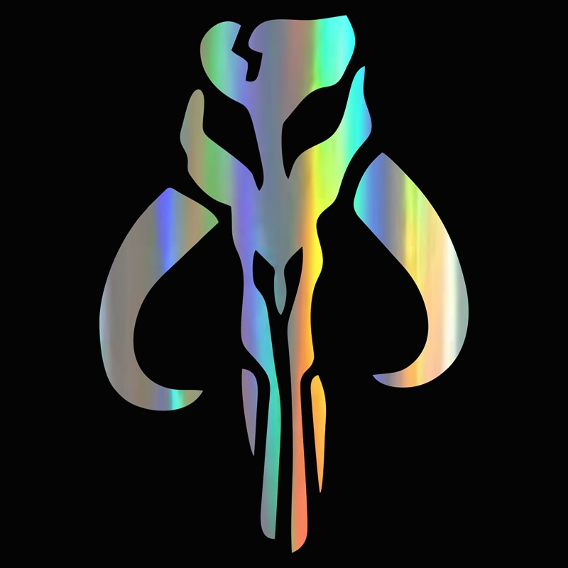 Star Wars 'Mandalorian Bantha Skull | Laser' Vinyl Car Sticker