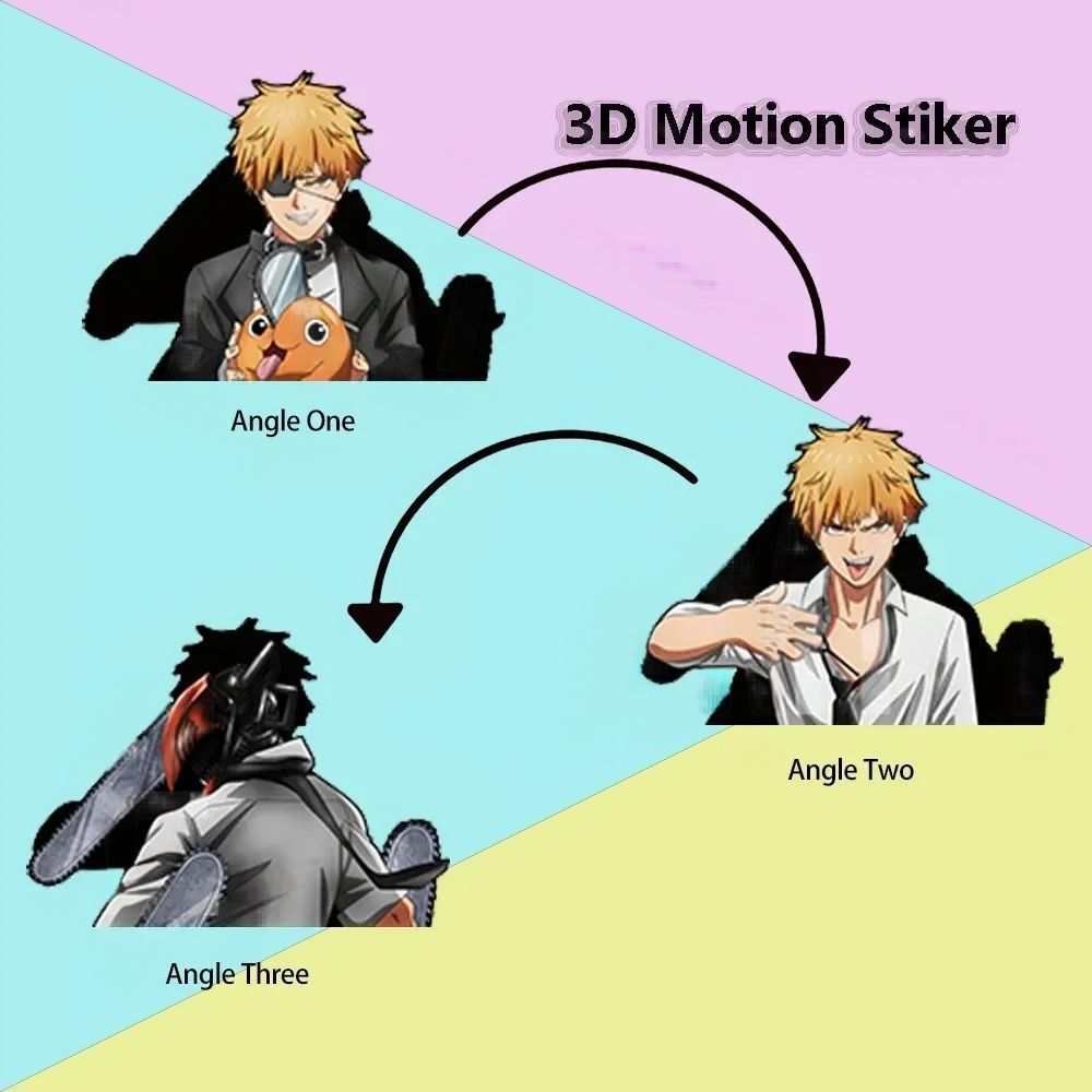 Chainsaw Man 'Denji' Vinyl Car 3D Motion Sticker