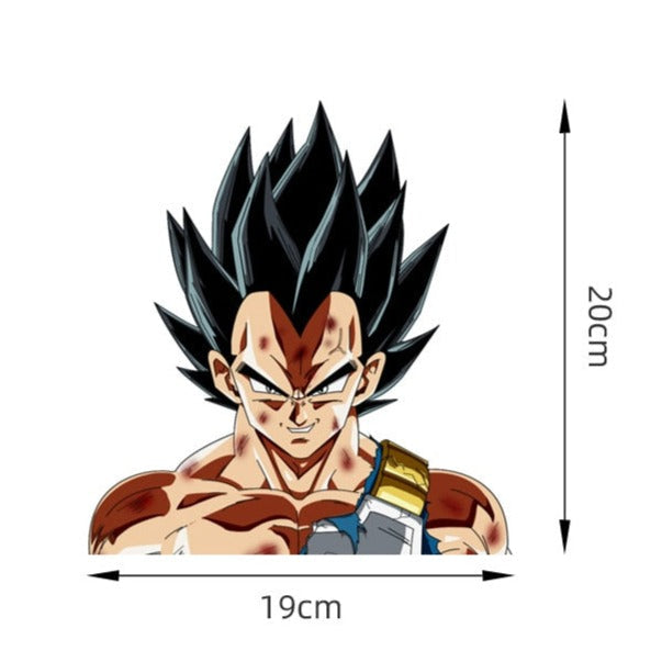 Dragon Ball Z 'Super Saiyan Vegeta | Smiling' Vinyl Car Sticker