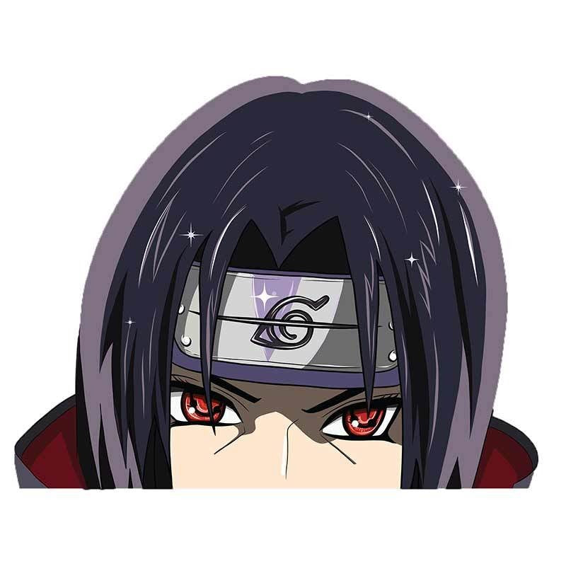 Naruto 'Itachi | Double Tomoe Sharingan Eyes | 2.0' Vinyl Car Peeker Sticker