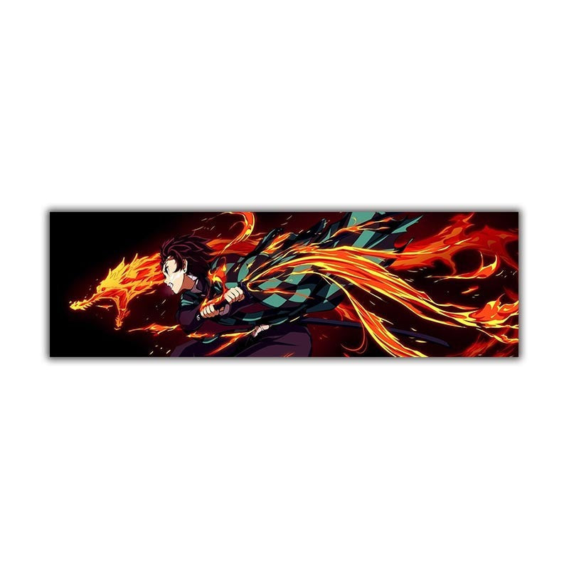 Demon Slayer 'Tanjiro | Attacking Flame' Vinyl Car 3D Motion Sticker