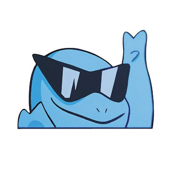 Pokemon 'Squirtle | Raised Hand' Vinyl Car Peeker Sticker