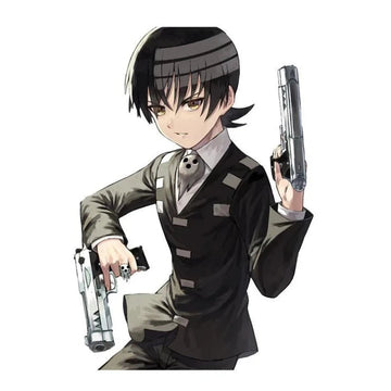 Soul Eater 'Death The Kid | Holding Guns Left And Right' Vinyl Car Sticker