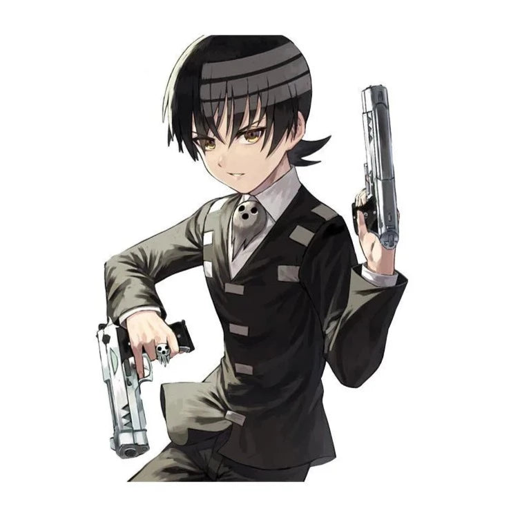 Soul Eater 'Death The Kid | Holding Guns Left And Right' Vinyl Car Sticker