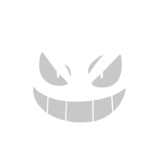 Pokemon 'Gengar | Evil Smiley Face' Vinyl Car Peeker Sticker