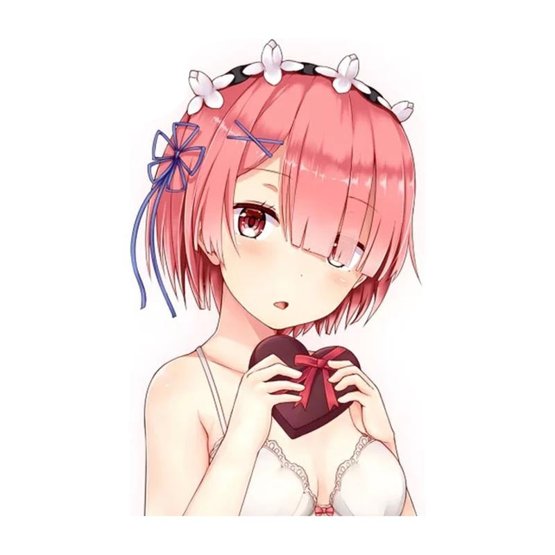 Re:Zero 'Ram | Heart Chocolate' Vinyl Car Sticker