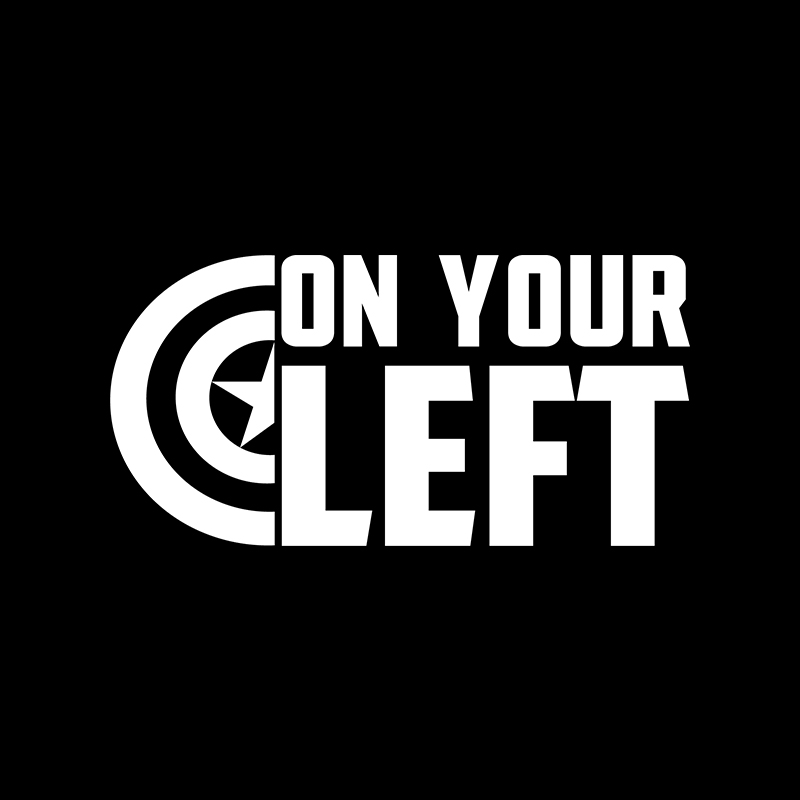 Captain America 'On Your Left' Vinyl Car Sticker