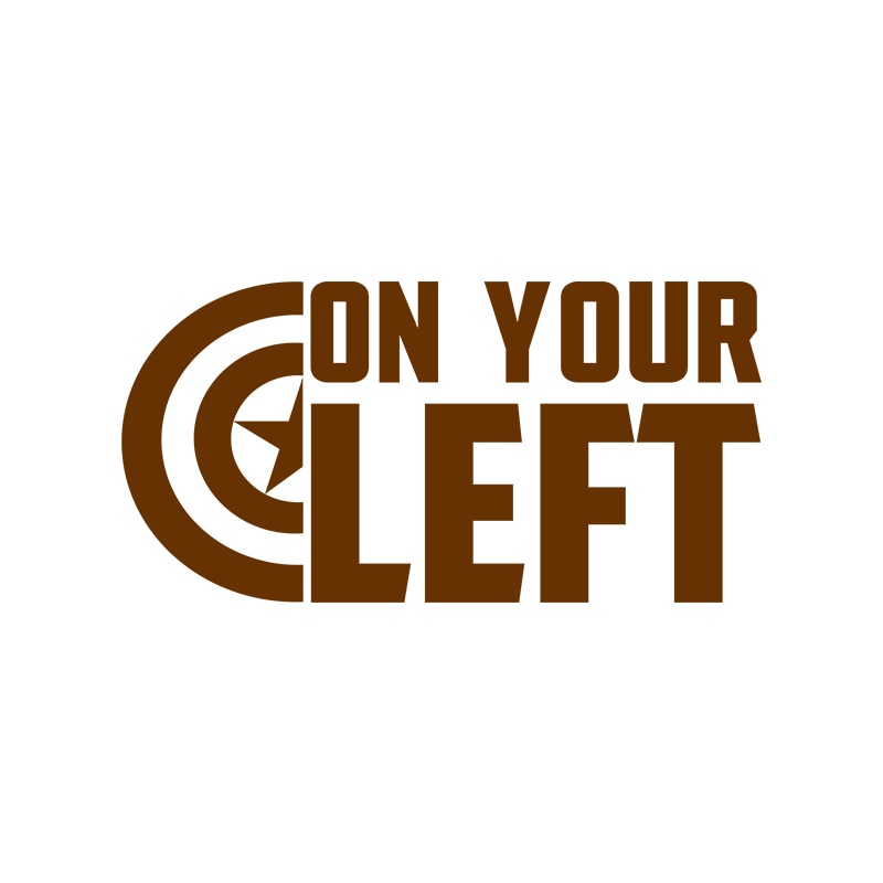 Captain America 'On Your Left' Vinyl Car Sticker