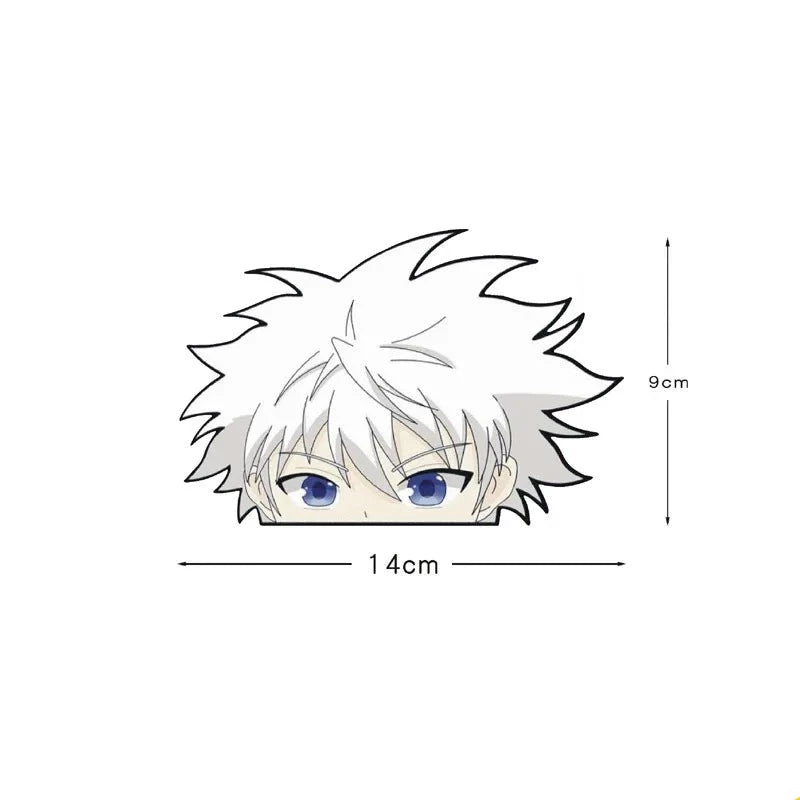 Hunter x Hunter ‘Killua Zoldyck | Staring’ Vinyl Car Peeker Sticker