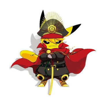 Pikachu x Oda Nobunaga Vinyl Car Sticker