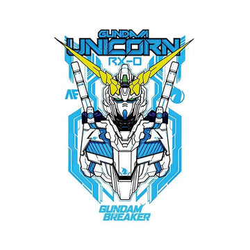 Mobile Suit 'Gundam Unicorn RX-0 | Gundam Breaker' Vinyl Car Sticker