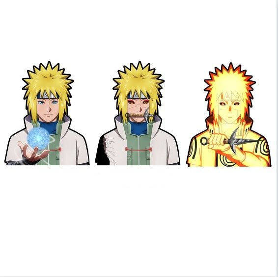 Naruto 'Minato Namikaze' Vinyl Car 3D Motion Sticker