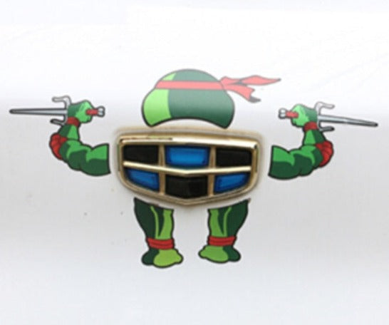 Teenage Mutant Ninja Turtles Tail 'Raphael' Vinyl Car Sticker