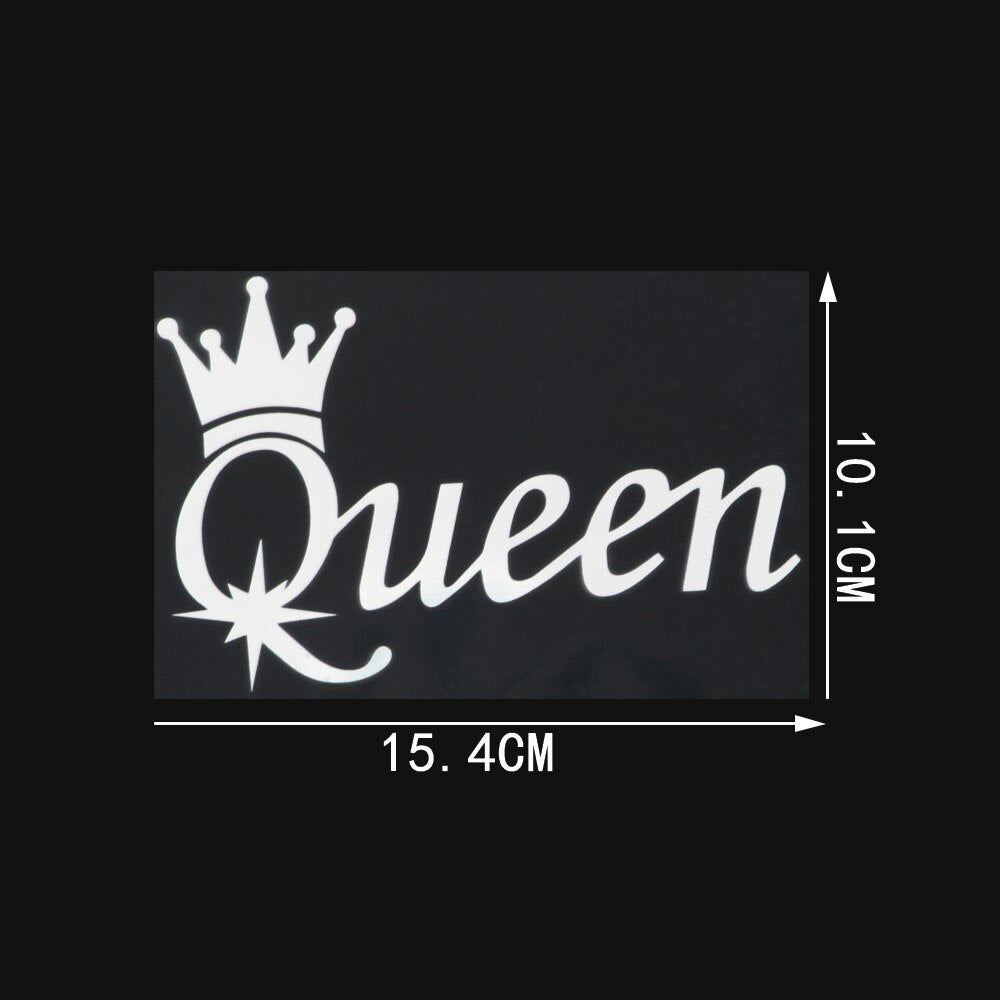 Cool 'Queen | Crown' Vinyl Car Sticker