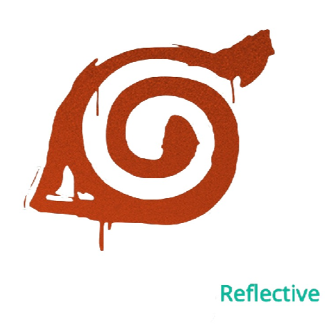 Naruto 'Konoha Logo | Dripping' Vinyl Car Sticker