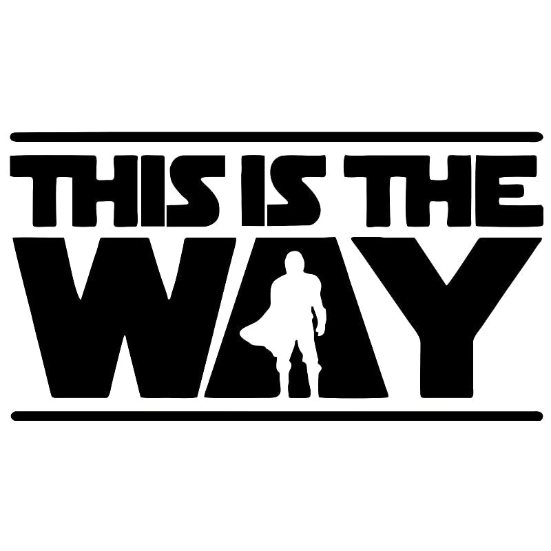 Star Wars 'This Is The Way | Mandalorian' Vinyl Car Sticker