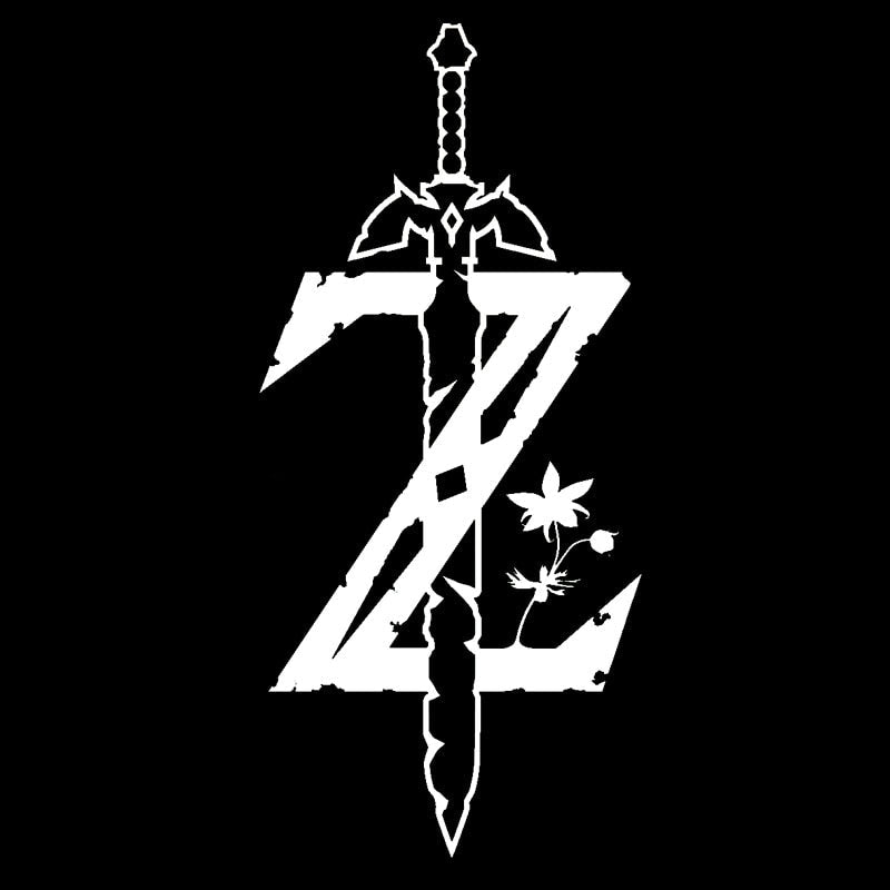 The Legend of Zelda 'Z Sword' Vinyl Car Sticker