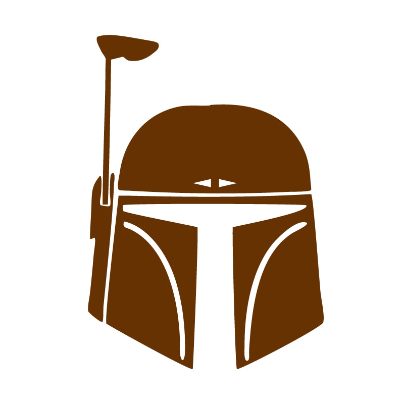 Star Wars 'Boba Fett Helmet | 1.0' Vinyl Car Sticker