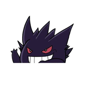 Pokemon 'Gengar' Vinyl Car Peeker Sticker