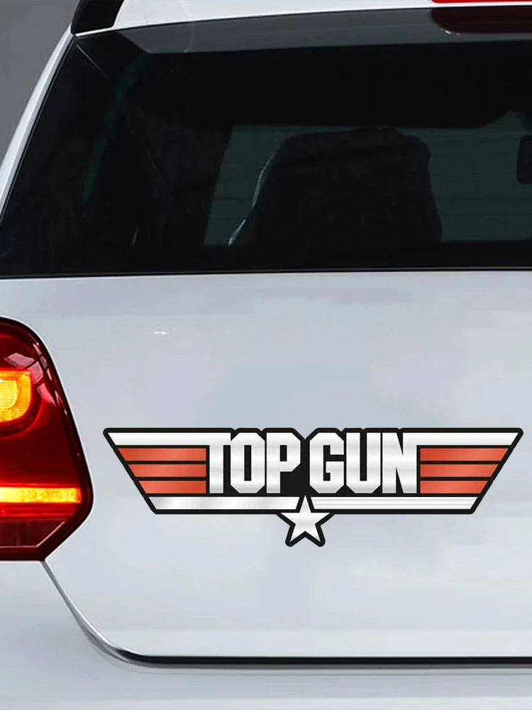 Top Gun 'Logo' Vinyl Car Sticker