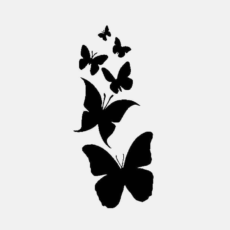 Butterflies 'Flying' Vinyl Car Sticker