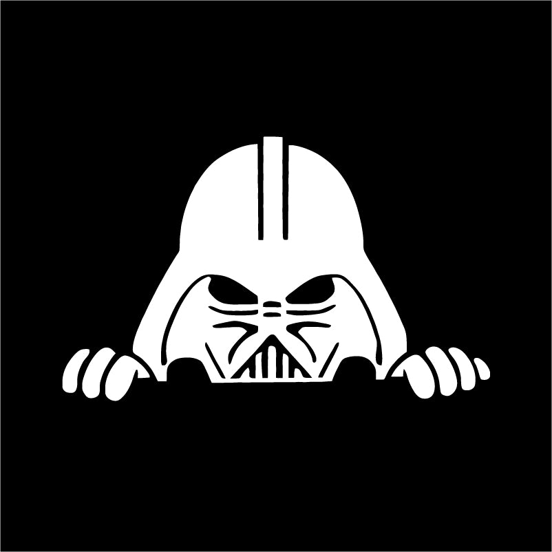 Star Wars 'Darth Vader | Peeking' Vinyl Car Peeker Sticker