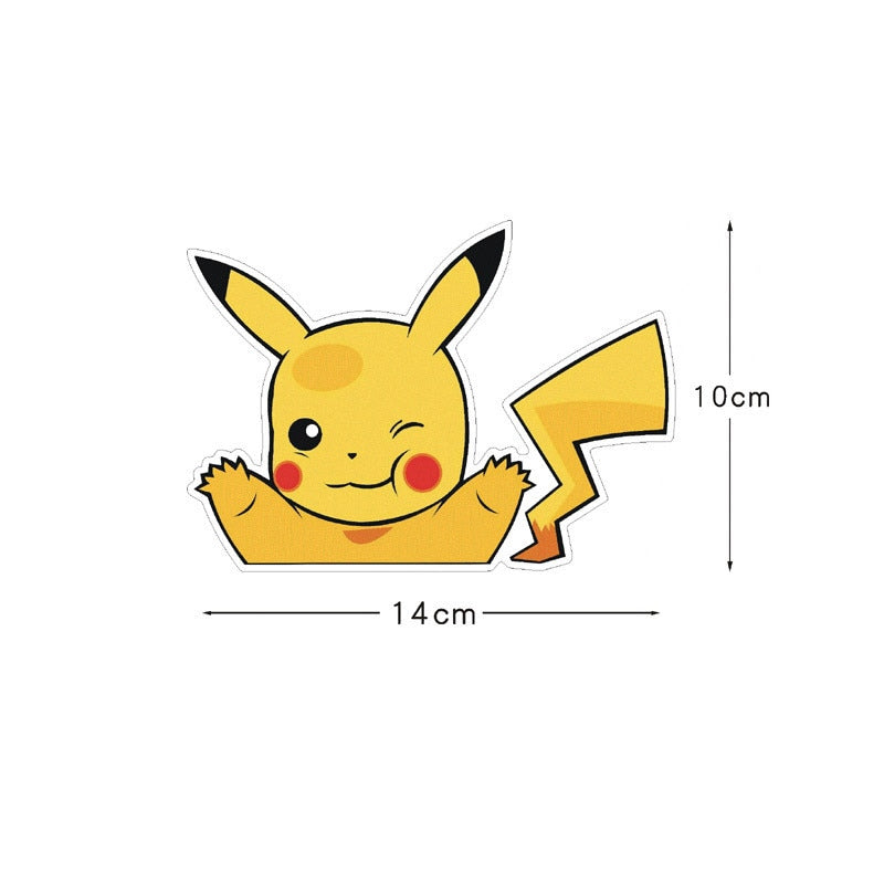 Pokemon 'Pikachu | Winking' Vinyl Car Peeker Sticker