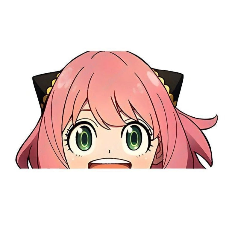 Spy × Family 'Anya Forger | Amazed' Vinyl Car Peeker Sticker