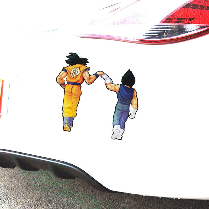 Dragon Ball Z 'Goku And Vegeta | Fist Bump' Vinyl Car Sticker
