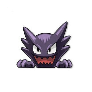 Pokemon 'Haunter | Smiling' Vinyl Car Peeker Sticker