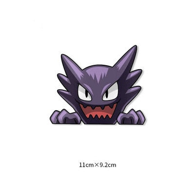 Pokemon 'Haunter | Smiling' Vinyl Car Peeker Sticker