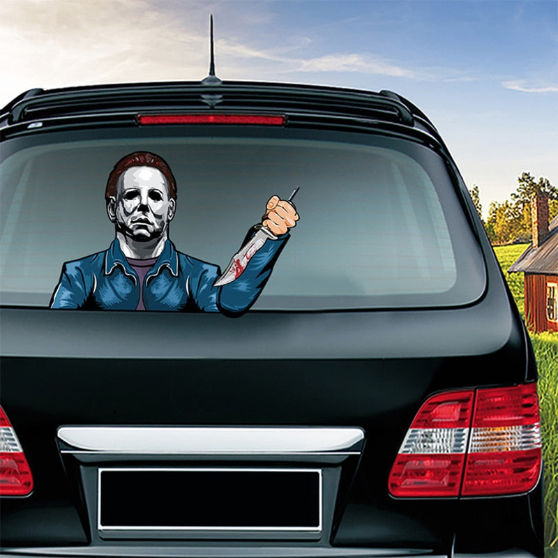Halloween 'Michael Myers | Bloody Knife' Vinyl Car Wiper Sticker