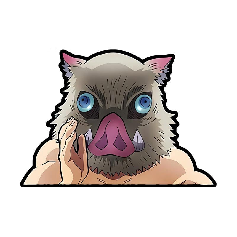 Demon Slayer 'Inosuke | Boar Whispering' Vinyl Car Sticker