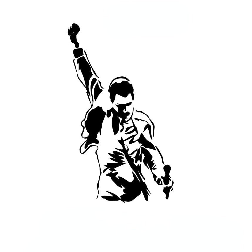 Freddie Mercury 'Famous Pose' Vinyl Car Sticker
