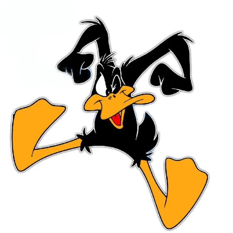 Looney Tunes 'Daffy Duck | Jumping' Vinyl Car Sticker