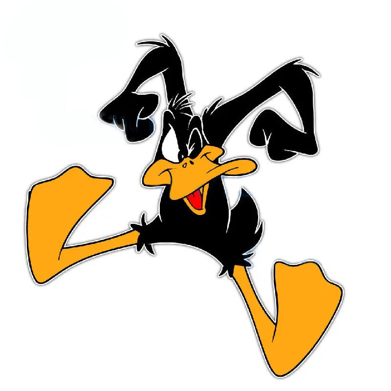 Looney Tunes 'Daffy Duck | Jumping' Vinyl Car Sticker