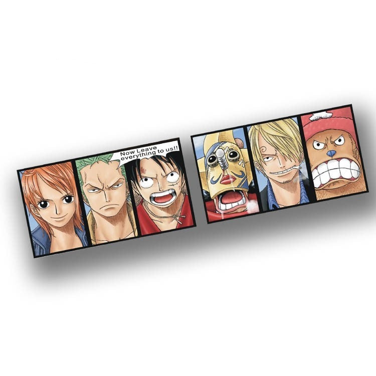 One Piece 'Casts | Now Leave Everything With Us!!' Vinyl Car Sticker