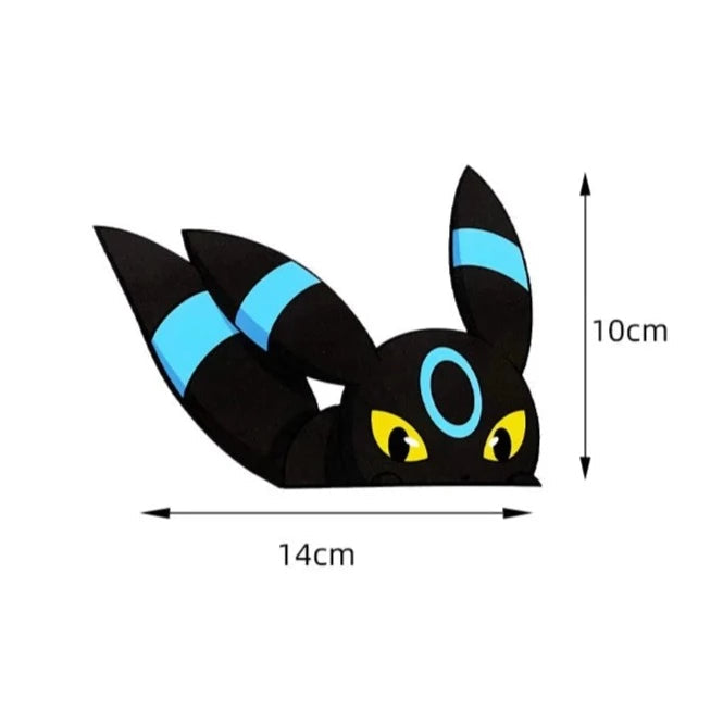 Pokemon 'Umbreon' Vinyl Car Peeker Sticker