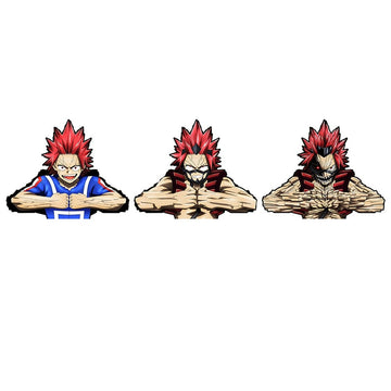 My Hero Academia 'Eijiro Kirishima | Closed Fists' Vinyl Car 3D Motion Sticker