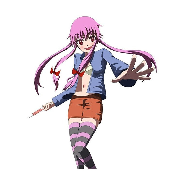 Future Diary 'Yuno Gasai | Stopped' Vinyl Car Sticker