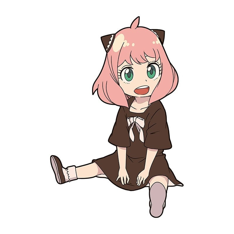 Spy x Family 'Anya | Sitting' Vinyl Car Sticker