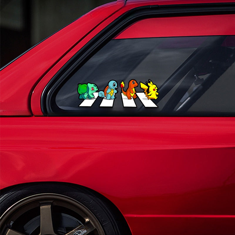 Pokemon 'Crossing The Road | Left and Right' Vinyl Car Sticker