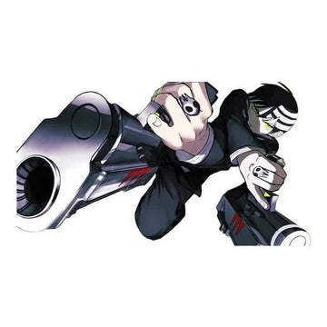 Soul Eater 'Death The Kid | Holding Guns Upside Down' Vinyl Car Sticker