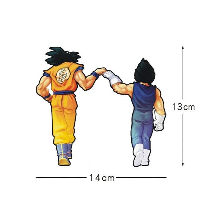Dragon Ball Z 'Goku And Vegeta | Fist Bump' Vinyl Car Sticker