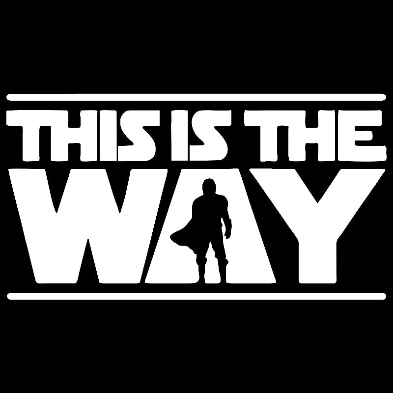 Star Wars 'This Is The Way | Mandalorian' Vinyl Car Sticker