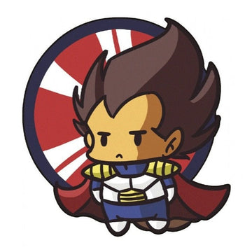 Dragon Ball Z 'Prince Vegeta' Vinyl Car Sticker