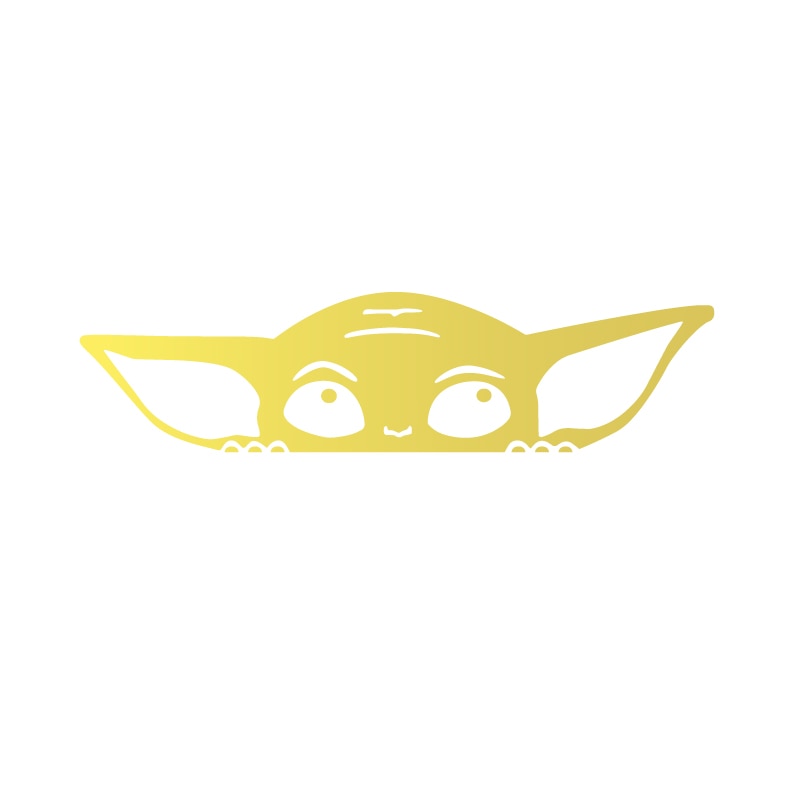 Star Wars 'Baby Yoda | Look Up' Vinyl Car Peeker Sticker