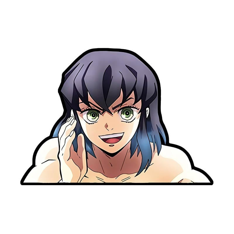 Demon Slayer 'Inosuke | Whispering' Vinyl Car Sticker
