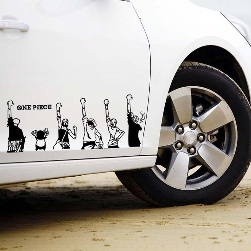 One Piece 'Casts | Raised Fist' Vinyl Car Sticker
